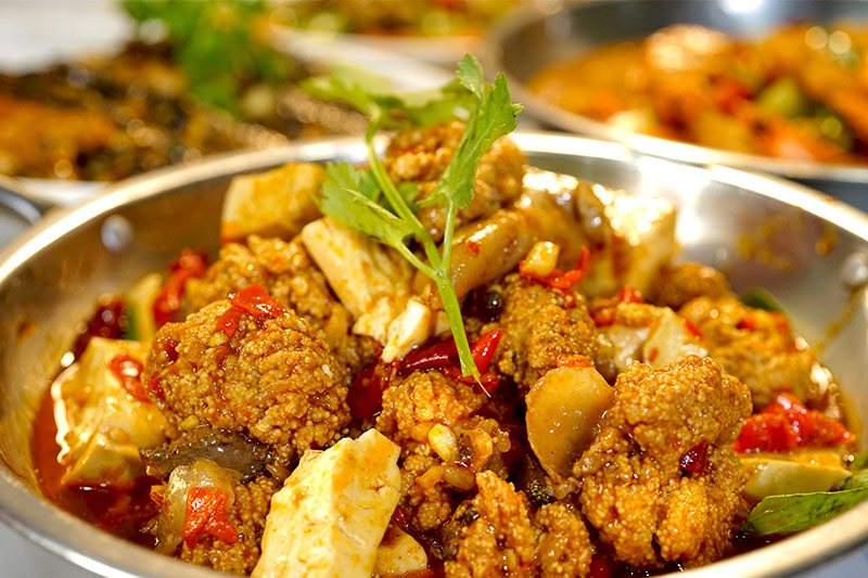 鱼籽烧豆腐
